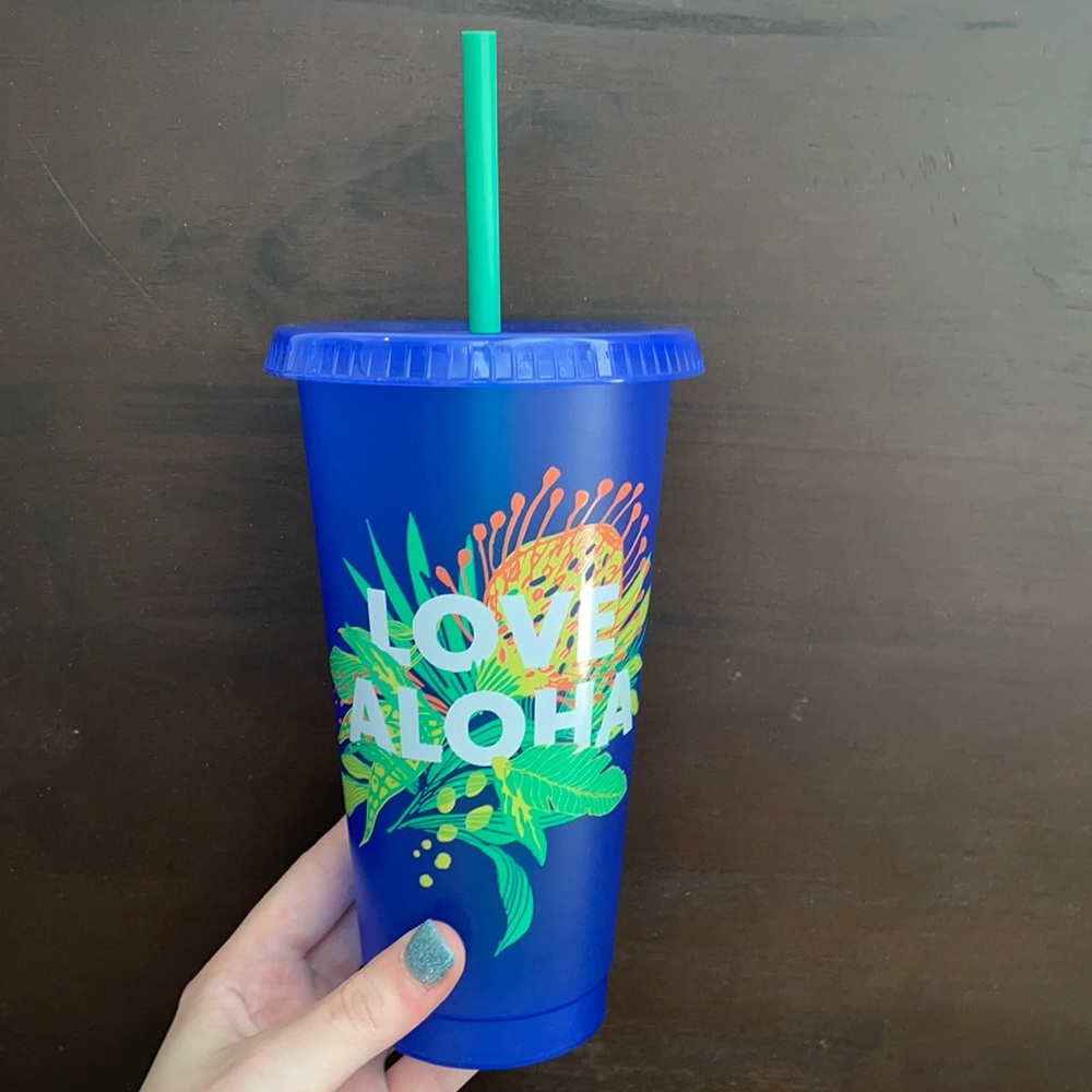 "Love Ahola" Starbucks Hawaii Cold Cup
